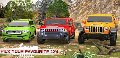 Offroad jeep Hill Driving Game