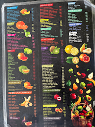 Juice Vibes menu 1