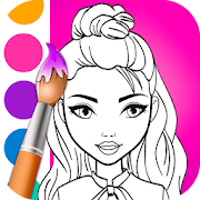 Girls Coloring Pages 1.18.3 Icon