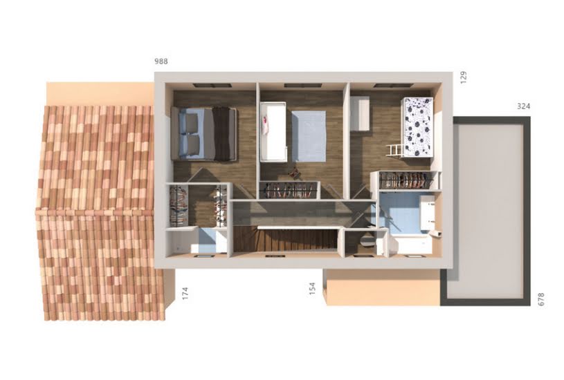  Vente Terrain + Maison - Terrain : 1 154m² - Maison : 120m² à Barjols (83670) 