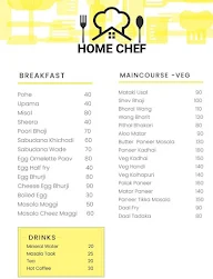 Home Chef menu 1