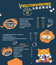 Second Home Lounge menu 8