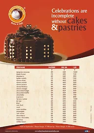 The Chocolate Room menu 1