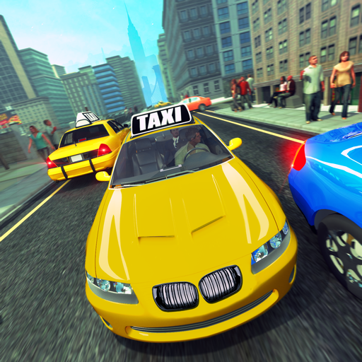 Taxi Cab City Driving Car