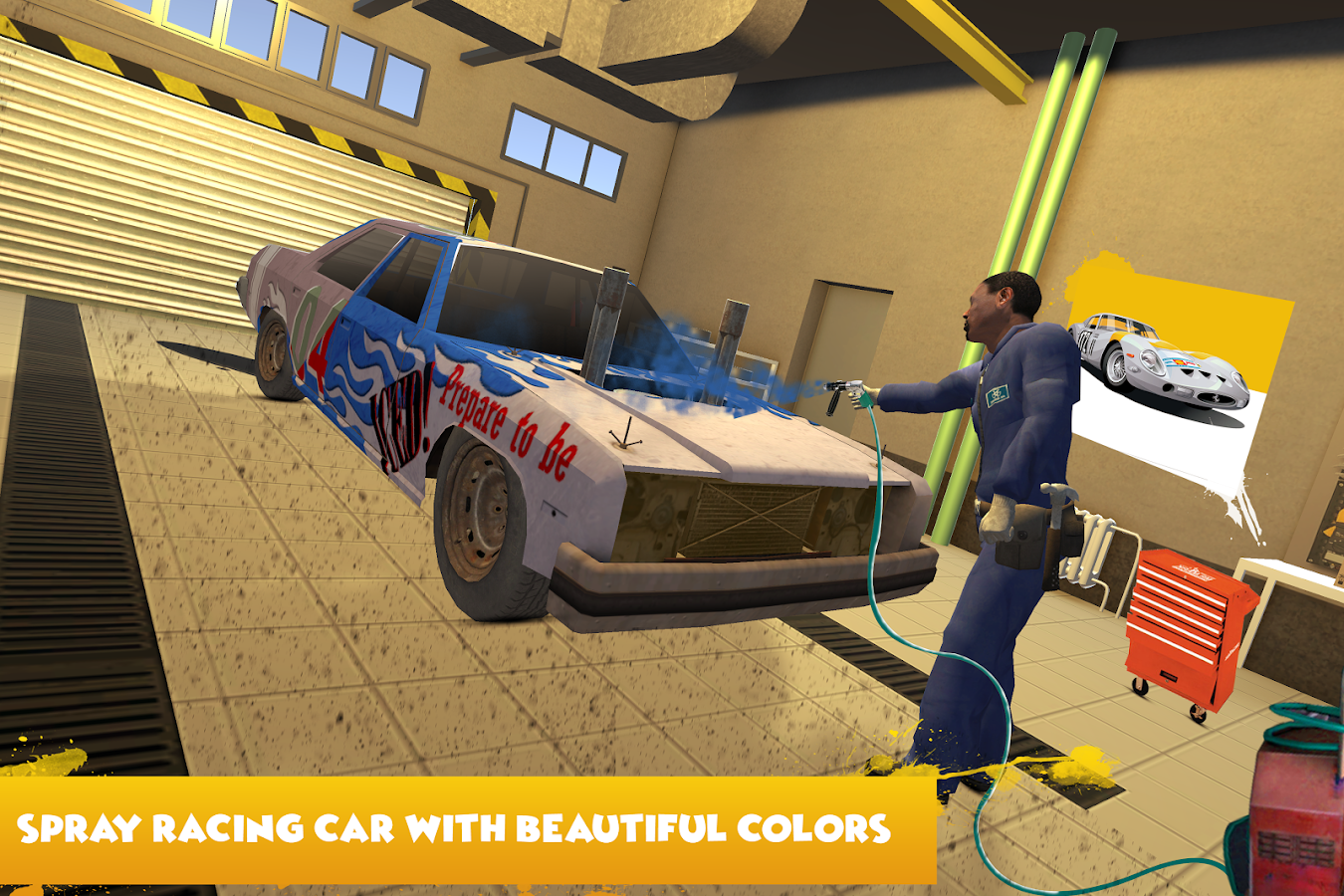    Robot Car Mechanic Simulator- screenshot  