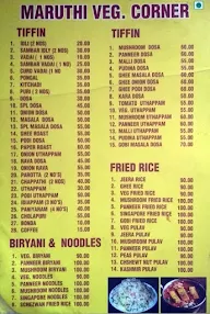 Maruthi Bhavan menu 4