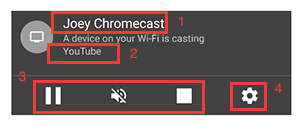 lov letvægt Mos Cast media control notifications - Chromecast Help