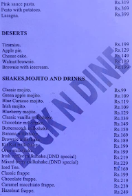 Deck N Dine menu 4