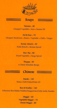 Chef's Kitchen menu 2