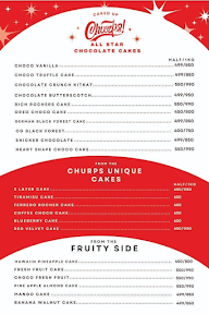 Churps Bakery menu 4