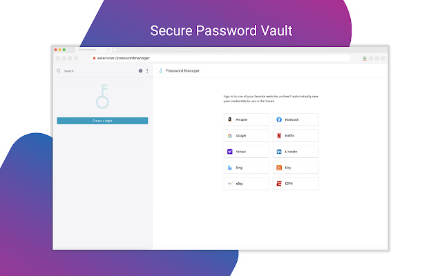 My Financial Expert Password Manager chrome extension