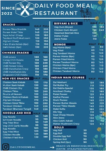 Chakhna menu 