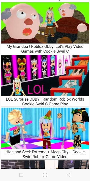Cookieswirlc Roblox Games Obby