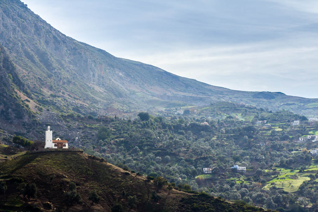 Una aplicación en paisaje sería la perspectiva atmosférica