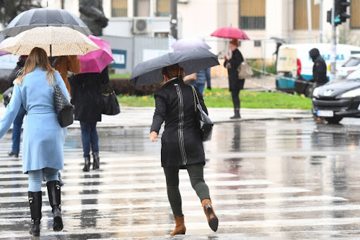 Danas oblačno i hladnije vreme, popodne kiša