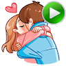 WASticker Love in love icon