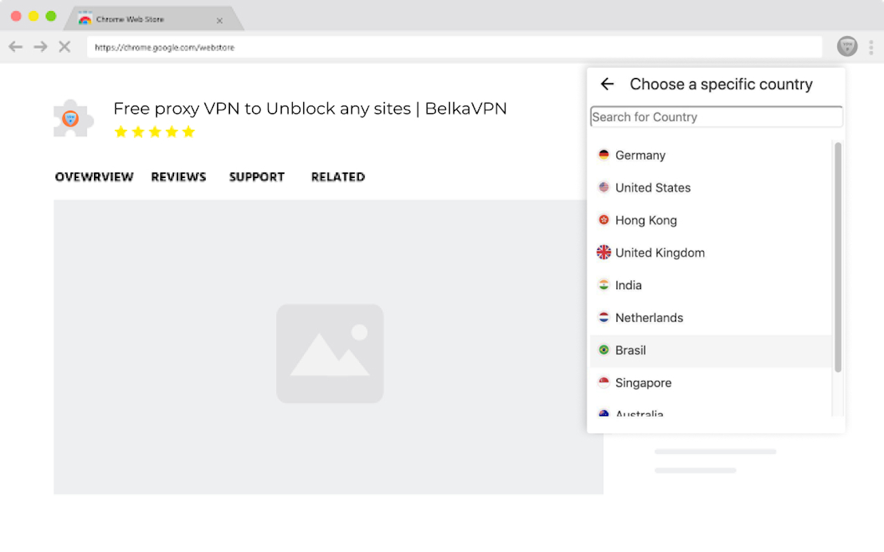 BelkaVPN is VPN, Proxy to Unblock any sites Preview image 6