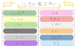 12色の魔法使い