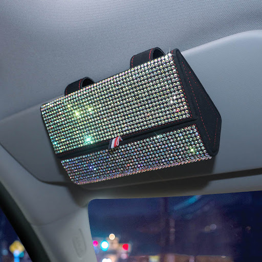 Title 2, Multifunctional Glasses Case For Diamond-Encrus...