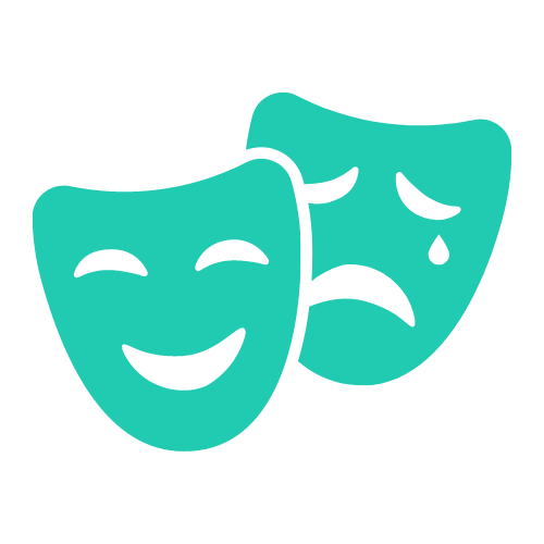 Comedy and Tragedy Masks