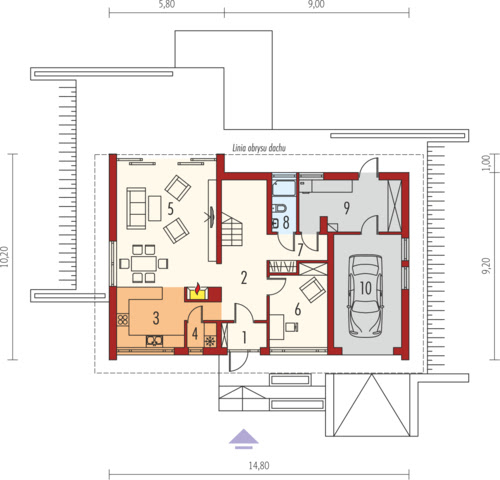 Benjamin G1 MULTI-COMFORT - Rzut parteru