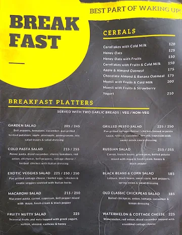 Spatzle Bistro menu 