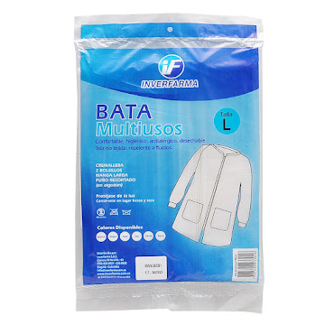 Bata Multiusos Inverfarma Talla L Diferentes Colores x 1 und  