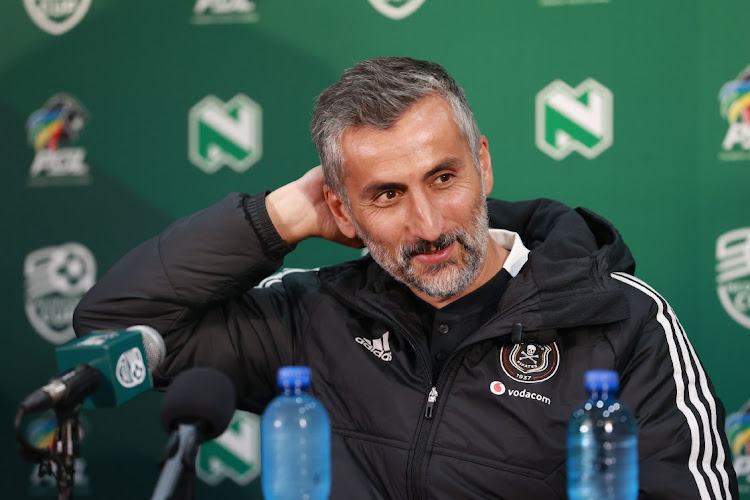 Jose Riveiro coach of Orlando Pirates. Picture: Veli Nhlap