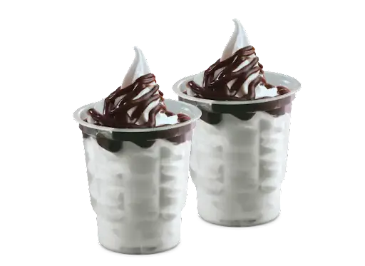 2 Soft Serve Hot Fudge (M)