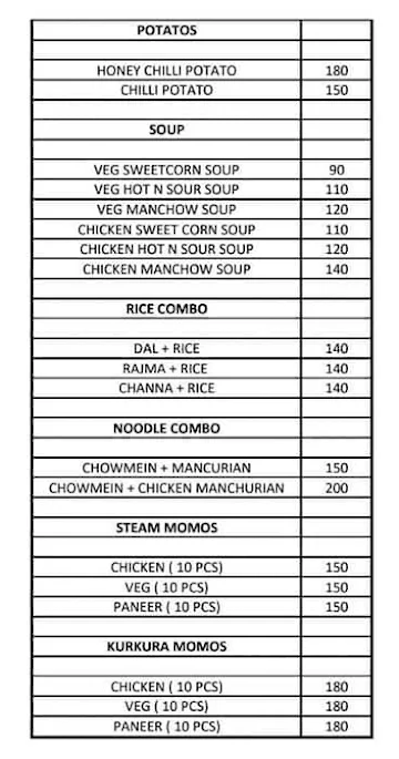 Reyansh Fast Food menu 