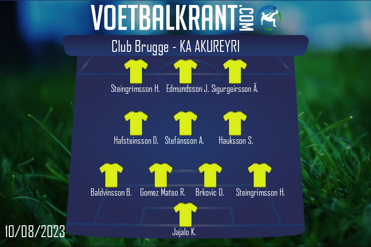 KA Akureyri (Club Brugge - KA Akureyri)