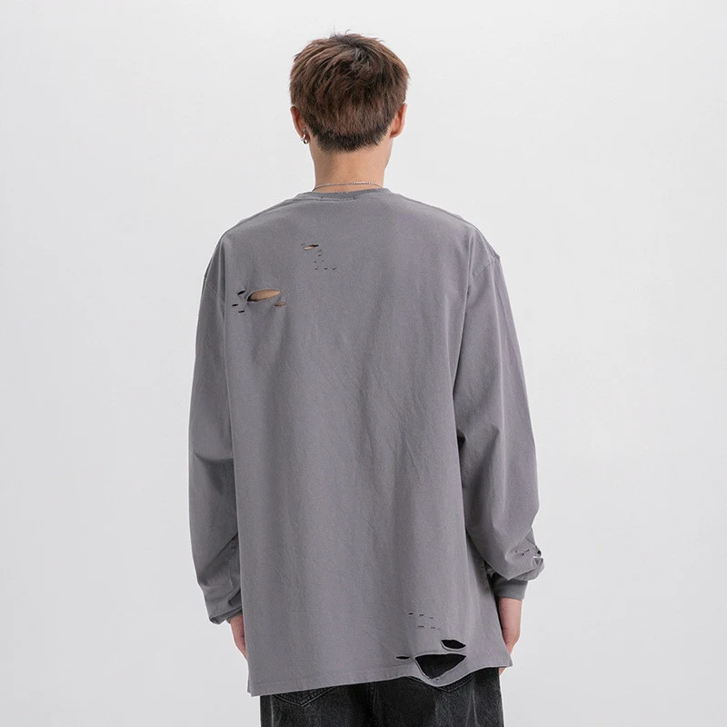 Oil painting print personality long sleeve