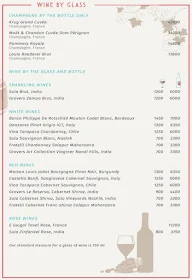 Pepper - Taj Malabar Resort & Spa menu 2