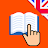 Learn English with books icon