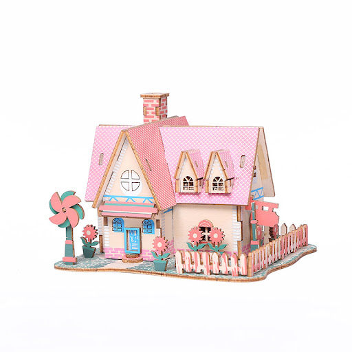 Title 19, Wooden Plywood Model Puzzle Toys 3D constructio...