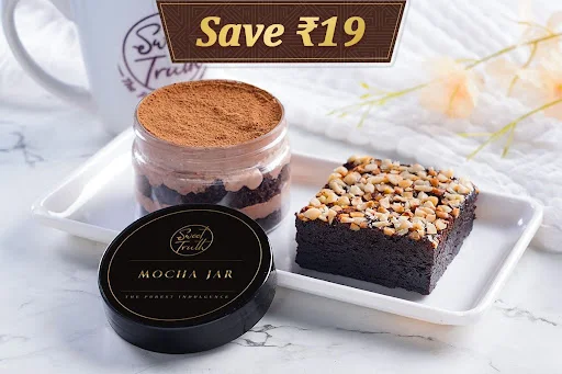 Mocha Jar + Hazelnut Brownie Combo