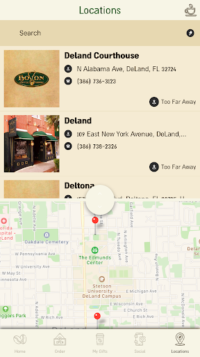 Screenshot Boston Coffeehouse