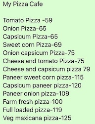 My Pizza menu 1
