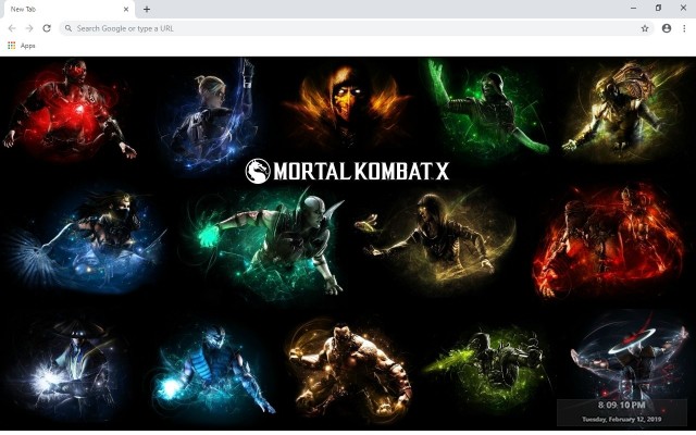 Mortal Kombat X Wallpapers and New Tab