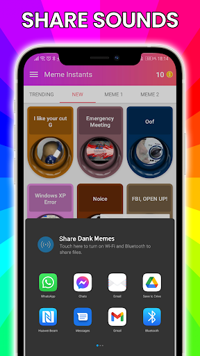 Screenshot Meme Instant Buttons