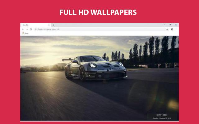 Porsche Wallpapers and New Tab