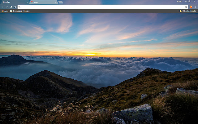 Dawn Mountain chrome extension