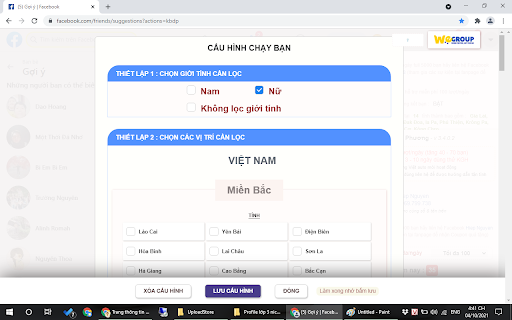 HiFB - Auto Kết Bạn Địa Phương trên Facebook