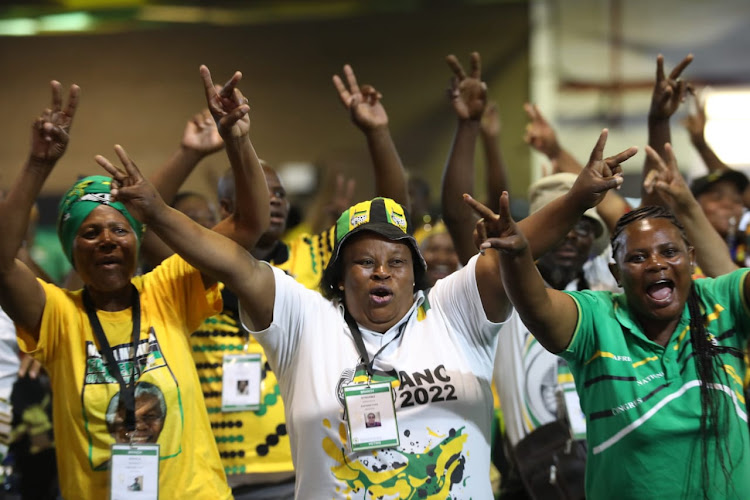 Delegates during the ANC 55th national elective conference in Nasrec, Johannesburg.