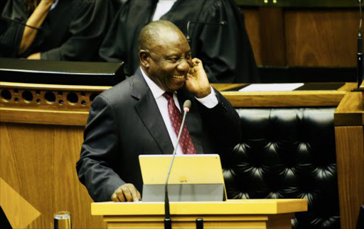 President Cyril Ramaphosa Picture: Esa Alexander