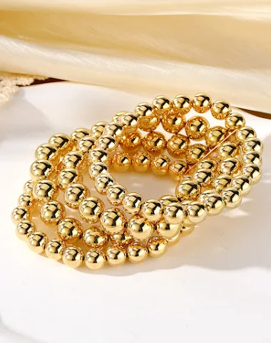 Pulseira multicamadas Punk com cont - 1