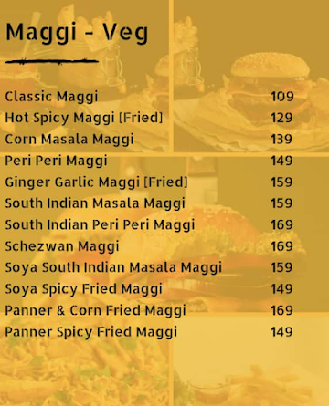 Dear Maggi menu 