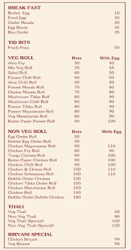 Golden Delite menu 5