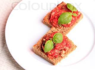 Rye Bread Crostini