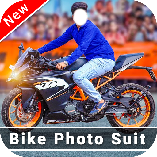 Men Moto Photo Suit Stylish Bike Photo Editor